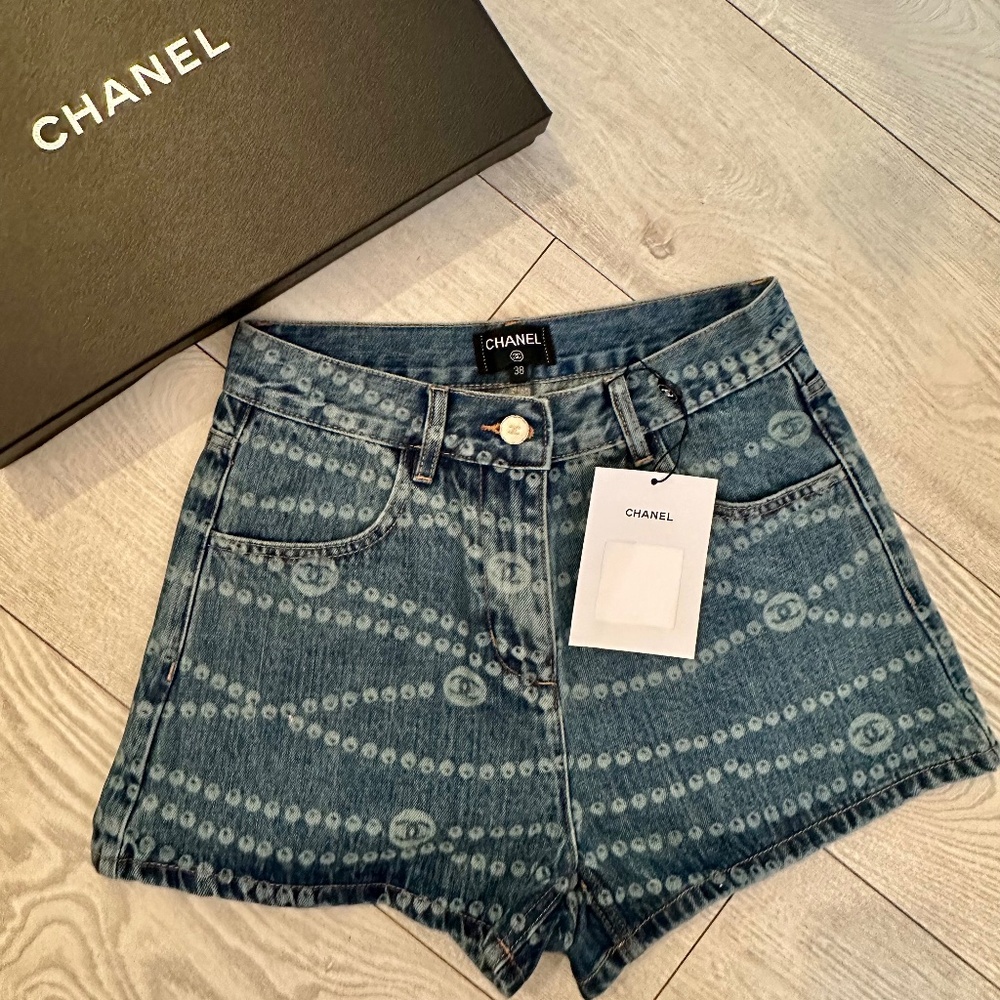 Chanel Denim Shorts
